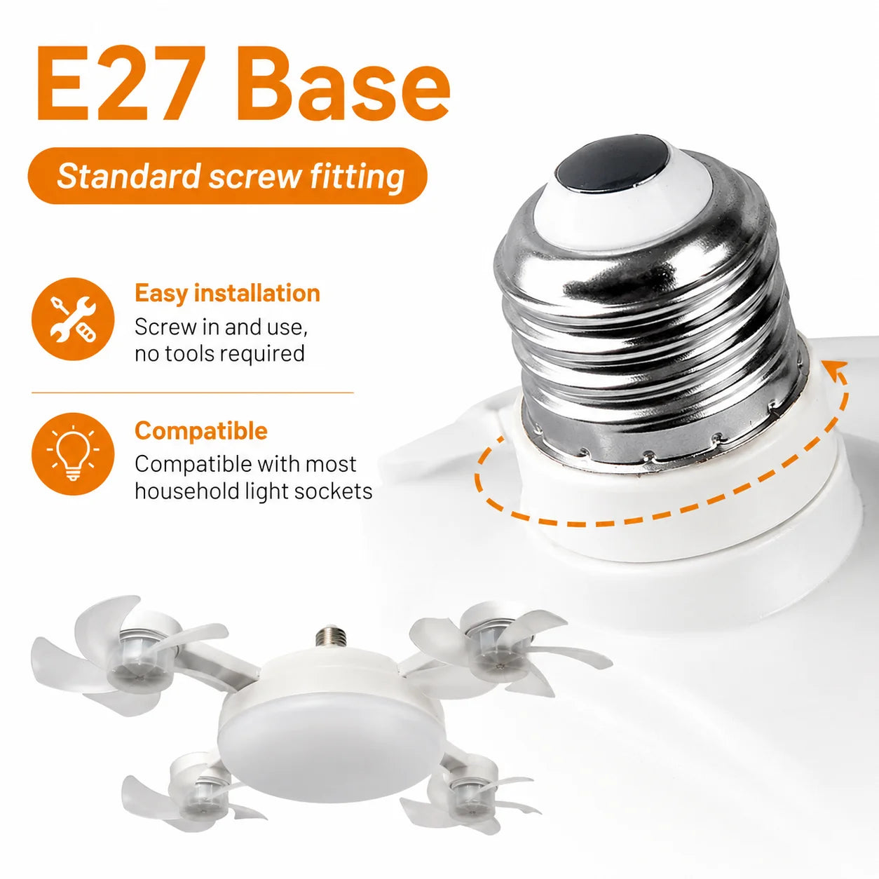 Ceiling Fan Light Remote Control Adjustment Wind Speed Timer 3 Color Modes Bedroom Decorat