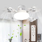 Ceiling Fan Light Remote Control Adjustment Wind Speed Timer 3 Color Modes Bedroom Decorat